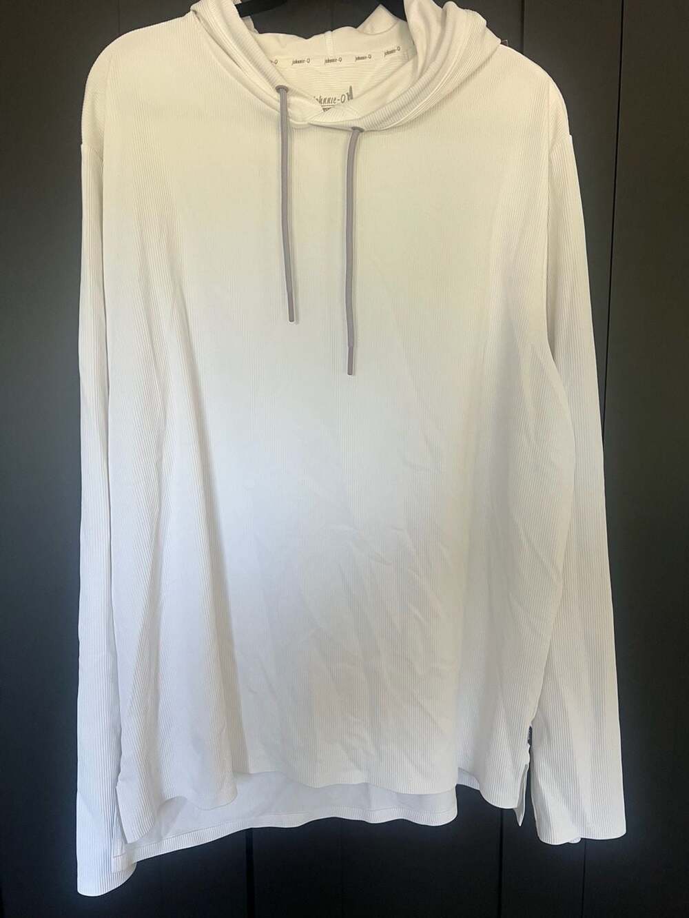 Johnnie-O Hoppin Performance Hoodie Size X-Large White